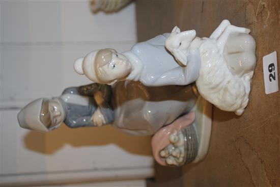 Two Lladro groups